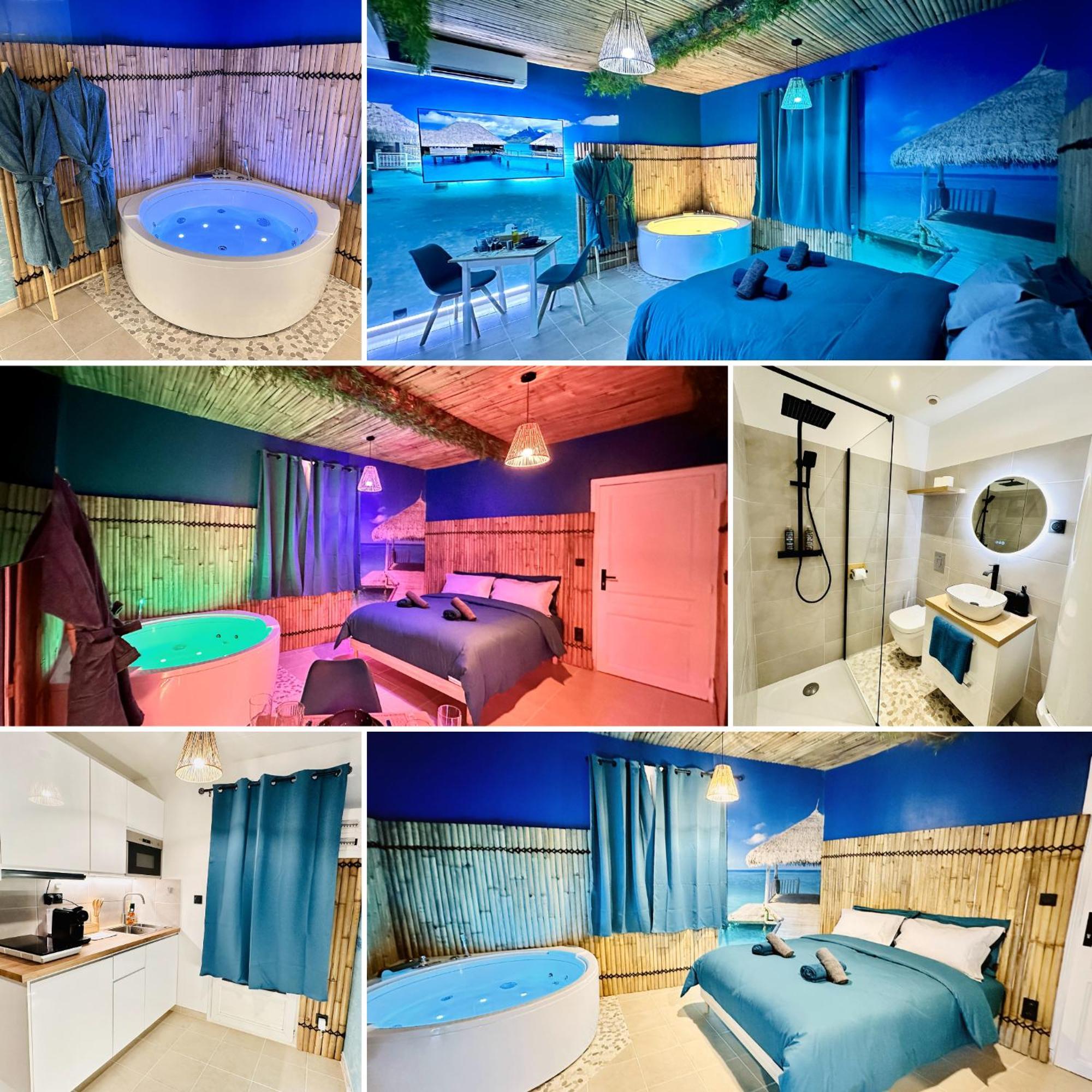 Narbnb - Bora-Bora Suite - Jacuzzi - Centre - Clim 나르본 외부 사진